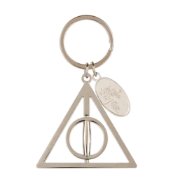 Warner Bros Deathly Hallows Spinning Key Chain