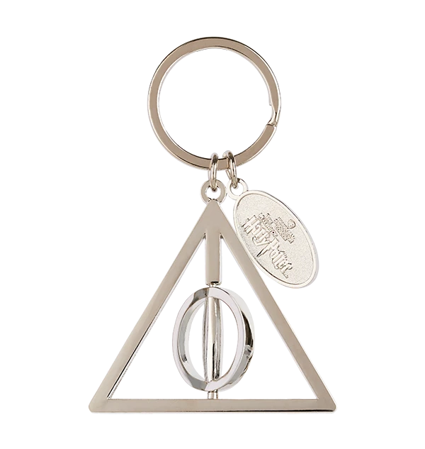 Warner Bros Deathly Hallows Spinning Key Chain 2 Warner Bros Deathly Hallows Spinning Key Chain - Image 2