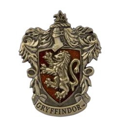 Warner Bros Gryffindor Crest Glitter Pin