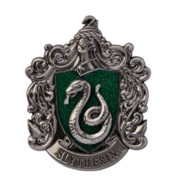 Warner Bros Slytherin Crest Glitter Pin