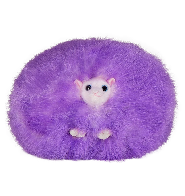 Warner Bros Purple Pygmy Puff Plush With Sound 1 Warner Bros Purple Pygmy Puff Plush With Sound