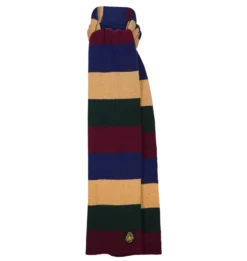 Warner Bros Hogwarts Striped Scarf 5 Warner Bros Hogwarts Striped Scarf -Harrypotter Sales Shop AllHousesScarf 2 600x633px
