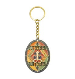 Warner Bros Butterbeer Logo Keyring