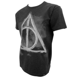 Warner Bros Deathly Hallows Smoky Charcoal T-Shirt 9 Warner Bros Deathly Hallows Smoky Charcoal T-Shirt -Harrypotter Sales Shop DH smoky3
