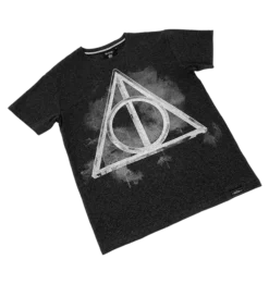 Warner Bros Deathly Hallows Smoky Charcoal T-Shirt 10 Warner Bros Deathly Hallows Smoky Charcoal T-Shirt -Harrypotter Sales Shop DH smoky4