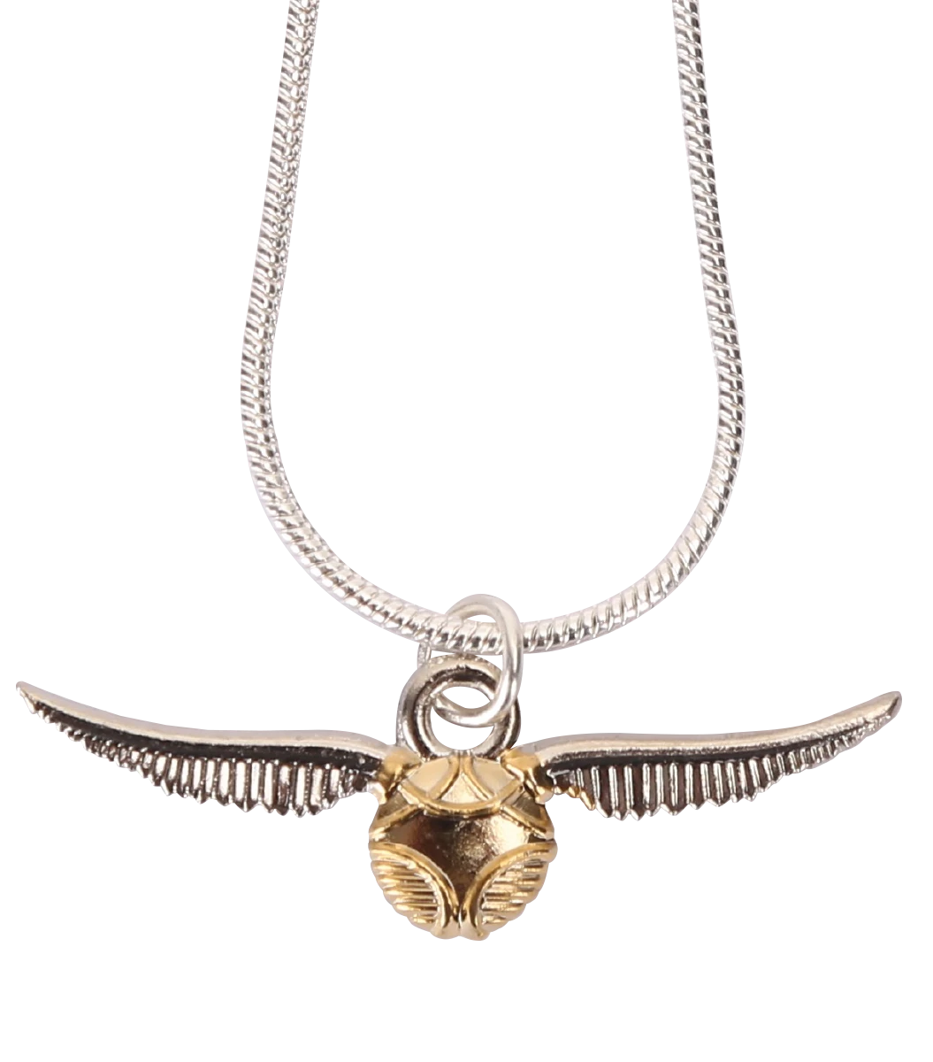 Warner Bros Golden Snitch Necklace 1 Warner Bros Golden Snitch Necklace
