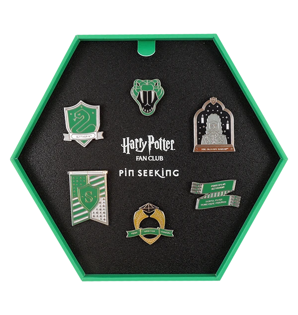 Warner Bros Second Edition Slytherin Enamel Pins Set 2 Warner Bros Second Edition Slytherin Enamel Pins Set - Image 2