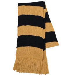 Warner Bros Hufflepuff Wide Stripe Scarf From Lochaven