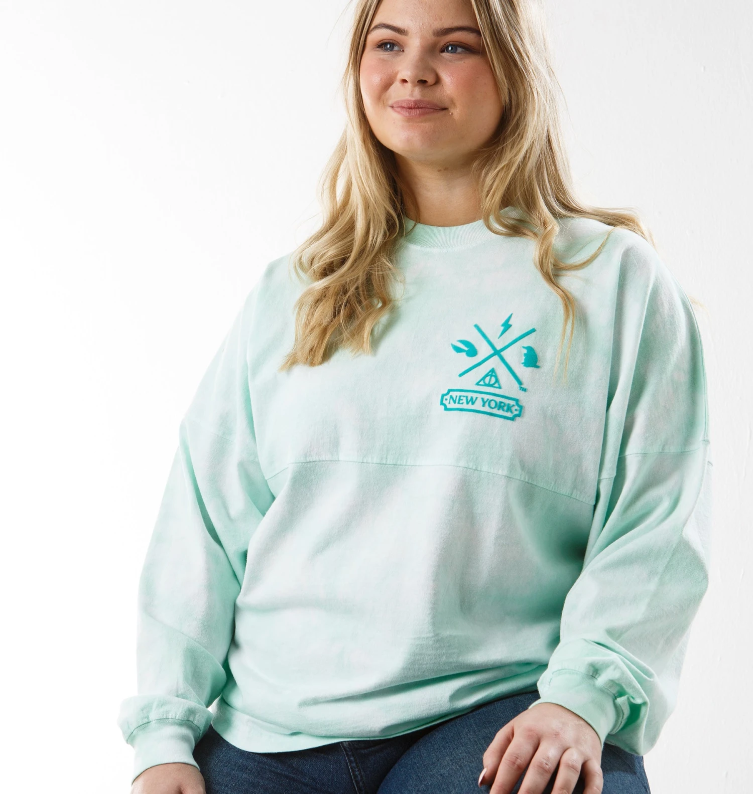 Warner Bros Harry Potter NYC Mint Spirit Jersey 2 Warner Bros Harry Potter NYC Mint Spirit Jersey - Image 2