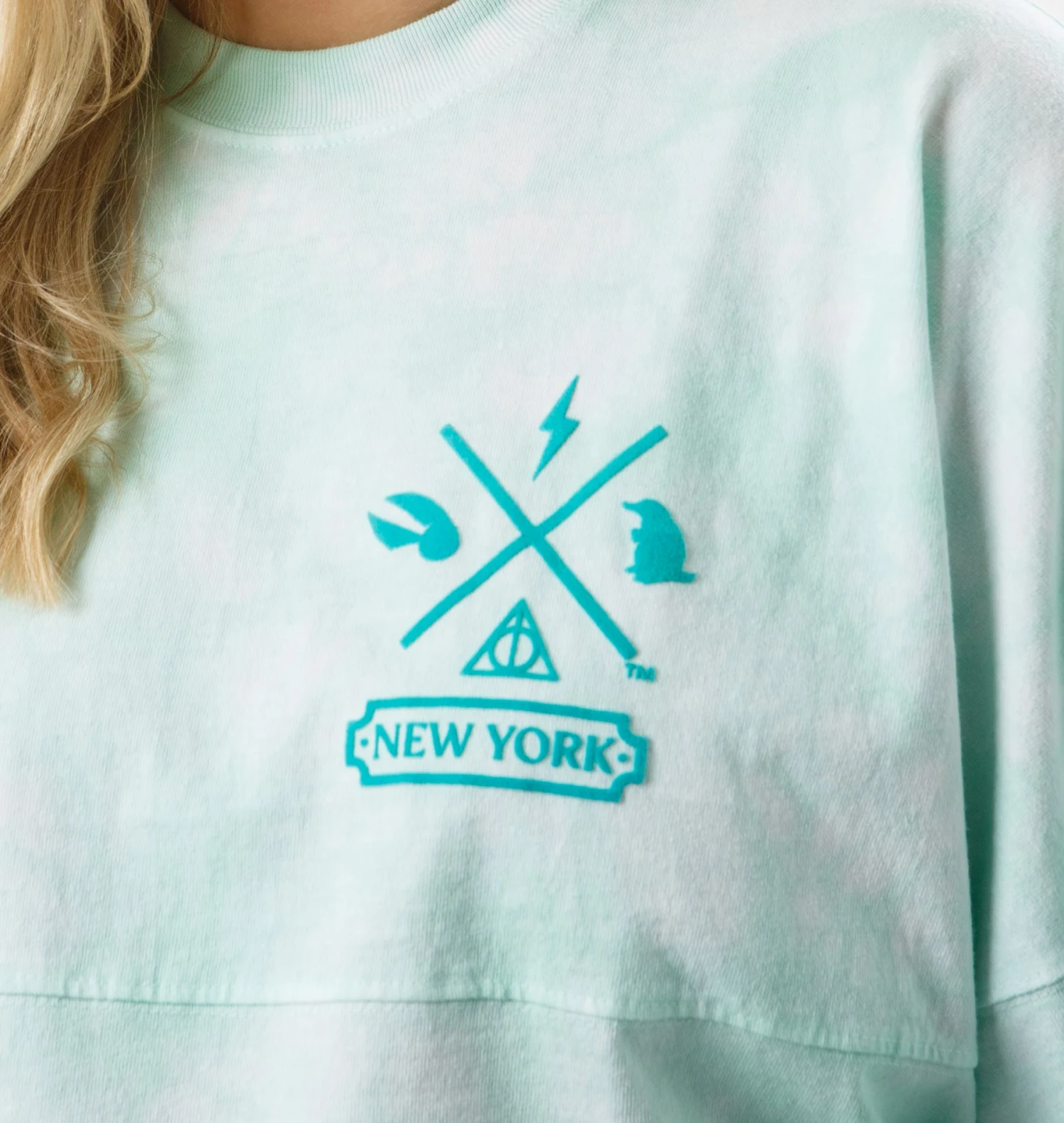 Warner Bros Harry Potter NYC Mint Spirit Jersey 3 Warner Bros Harry Potter NYC Mint Spirit Jersey - Image 3