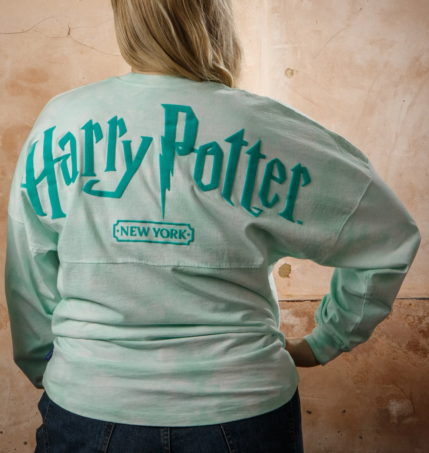 Warner Bros Harry Potter NYC Mint Spirit Jersey 4 Warner Bros Harry Potter NYC Mint Spirit Jersey - Image 4