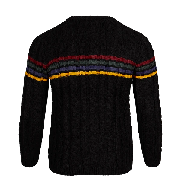 Warner Bros Hogwarts School Crest Knitted Sweater 2 Warner Bros Hogwarts School Crest Knitted Sweater - Image 2