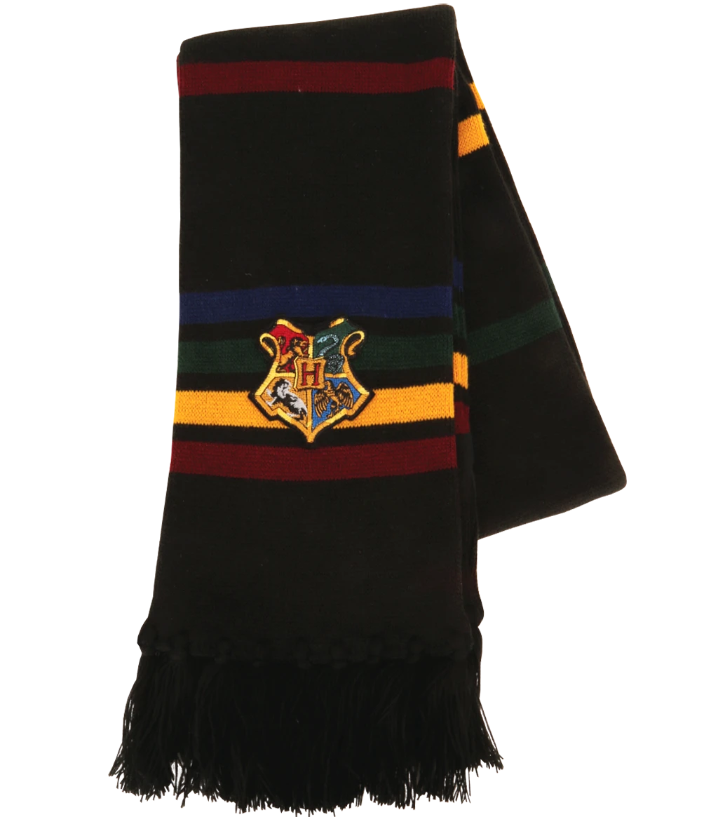 Warner Bros Hogwarts School Crest Knitted Scarf 2 Warner Bros Hogwarts School Crest Knitted Scarf - Image 2
