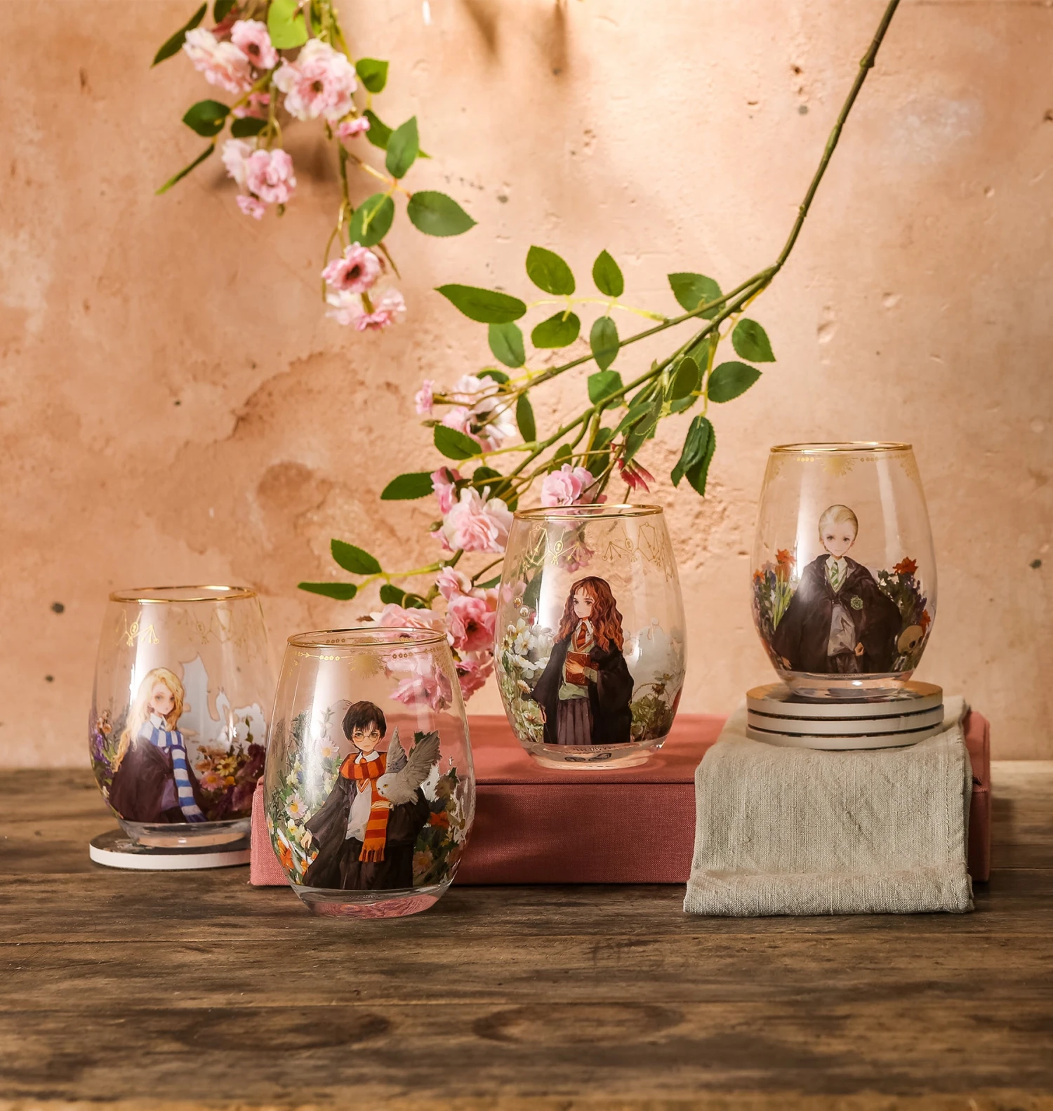 Warner Bros Yume Hogwarts Students Glass Gift Set 1 Warner Bros Yume Hogwarts Students Glass Gift Set