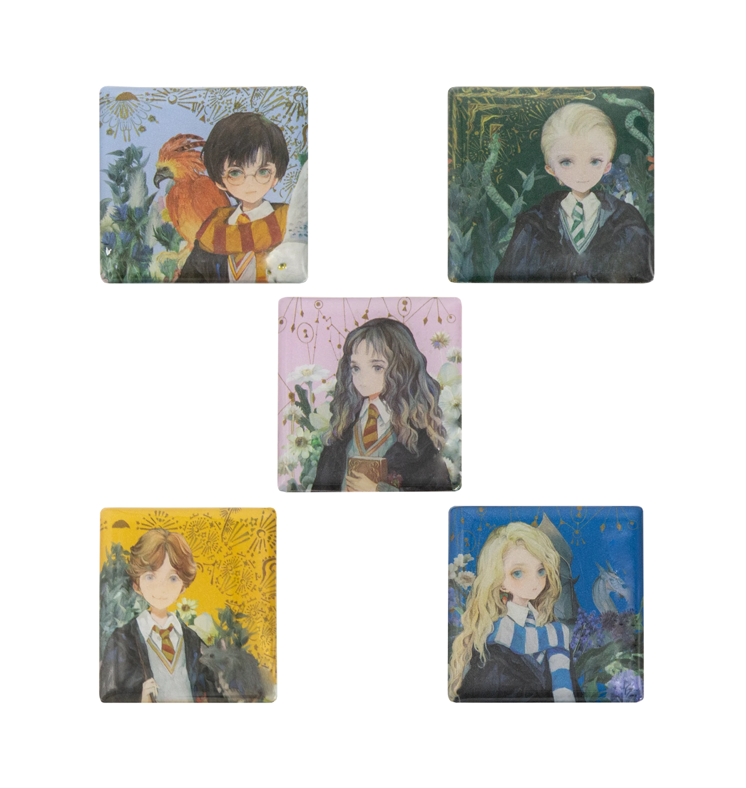 Warner Bros Yume Hogwarts Students Magnet Set 1 Warner Bros Yume Hogwarts Students Magnet Set