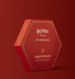 Warner Bros Second Edition Gryffindor Enamel Pins Set -Harrypotter Sales Shop gryff box1