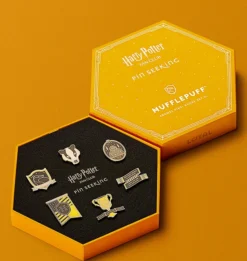 Warner Bros Second Edition Hufflepuff Enamel Pins Set