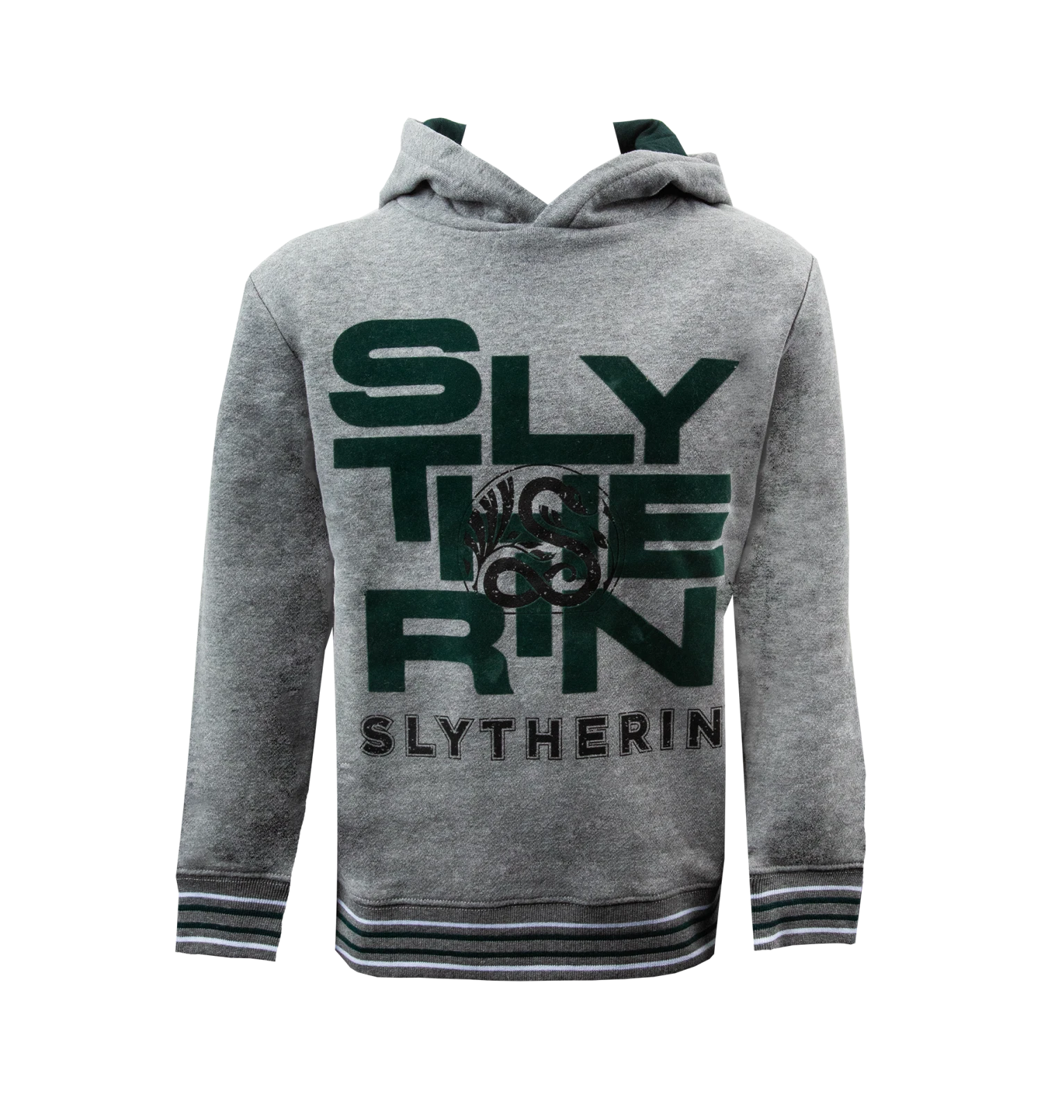 Warner Bros Kids Slytherin Logo Hoodie 1 Warner Bros Kids Slytherin Logo Hoodie