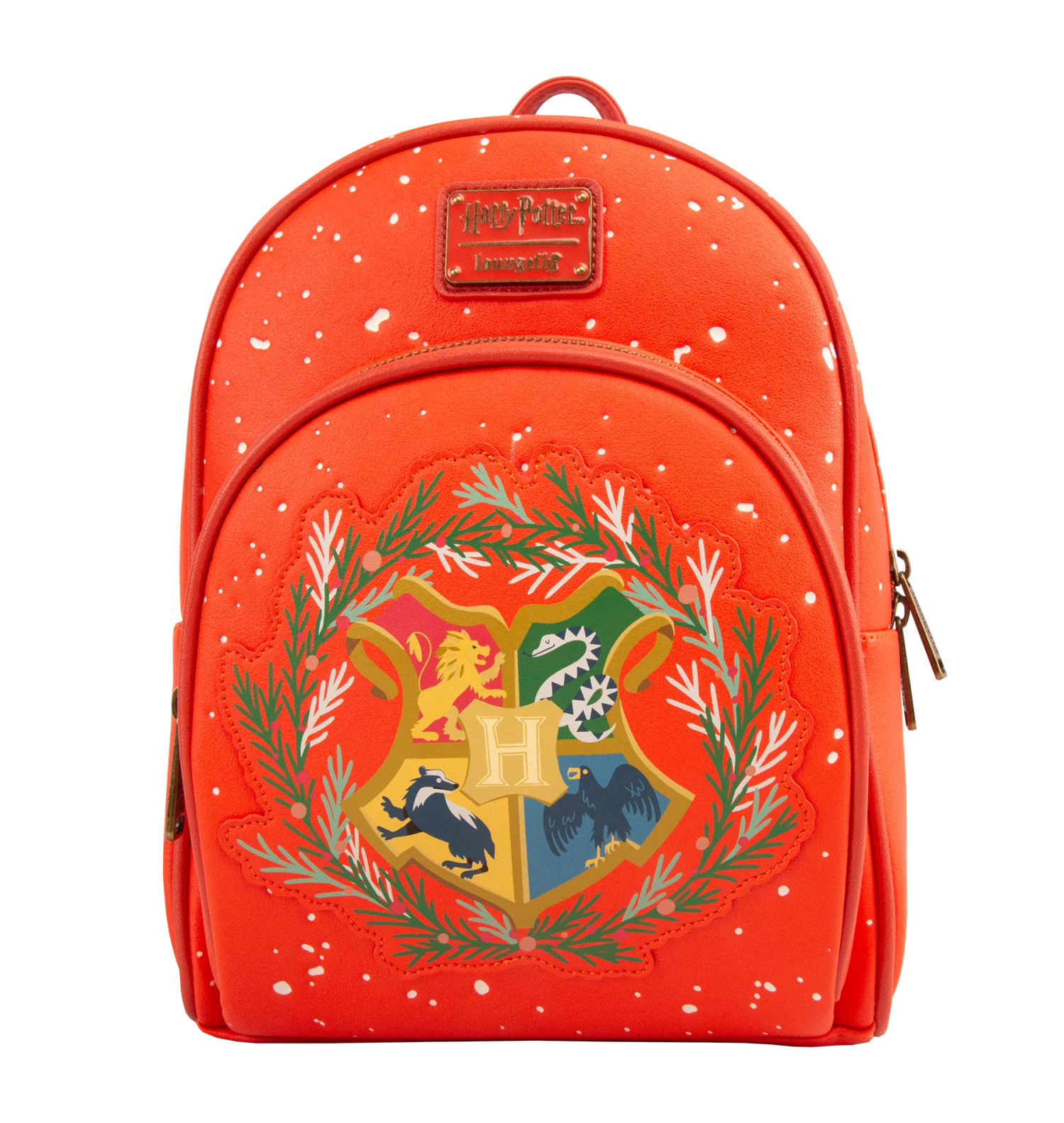 Warner Bros Loungefly Joyeux Noel Mini Backpack 2 Warner Bros Loungefly Joyeux Noel Mini Backpack - Image 2