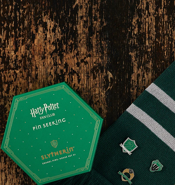 Warner Bros Second Edition Slytherin Enamel Pins Set 6 Warner Bros Second Edition Slytherin Enamel Pins Set - Image 6