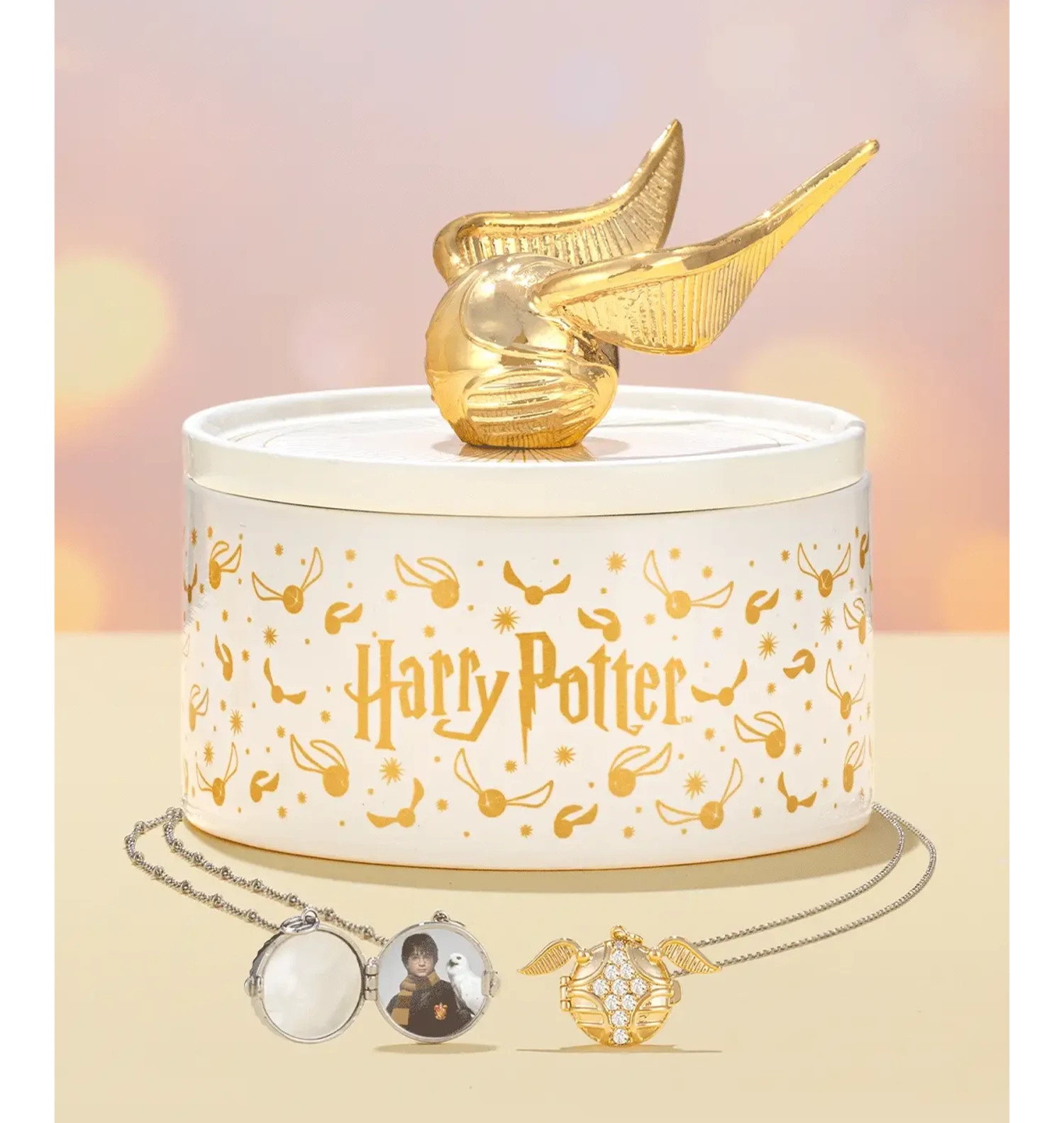 Warner Bros Charmed Aroma Golden Snitch Candle And Jewelry Tray 3 Warner Bros Charmed Aroma Golden Snitch Candle And Jewelry Tray - Image 3